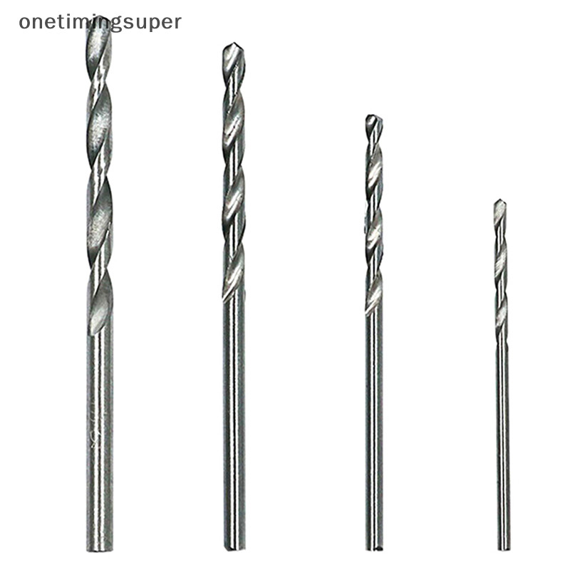 Onetimingsuper 10 Cái / hộp Máy Khoan Mini HSS Bit 0.8mm-3.0mm Chân Thẳng PCB Xoắn Mũi Khoan Bộ OTU