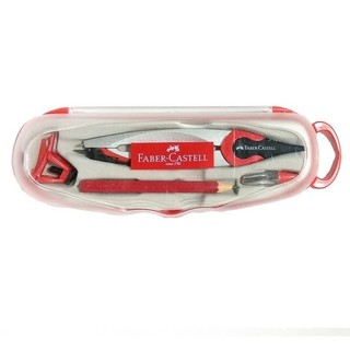 Compa 1721 faber-castell 172151f - màu đỏ - faber-castell