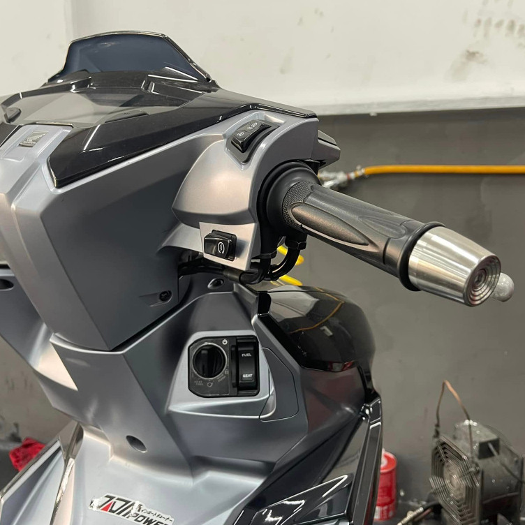 Gù Inox 304, Gù chống rung mẫu SH350i Inox 304 đối trọng tay lái đồ chơi phụ kiện gù Inox 304 chống 