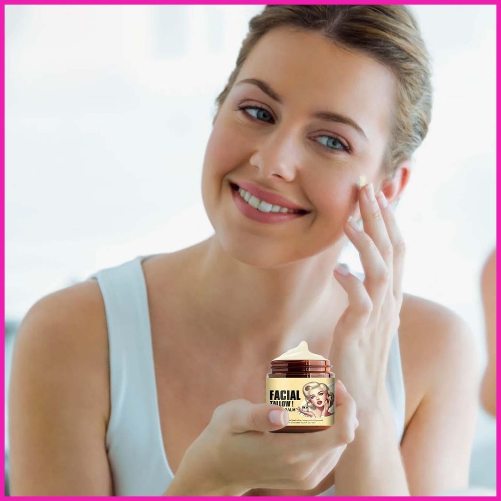 Honey Balm 4.23oz Thịt Bò Tallow Da Balm Bò Tallow Mặt Balm Chăm Sóc Da Kem Nguyên Chất Tallow Mật O