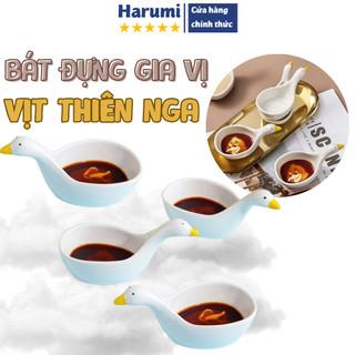 Bát chấm sứ thiên nga, bát đựng nước chấm, bát đựng gia vị, bát nước chấm thiên nga trắng, đĩa đựng nước chấm