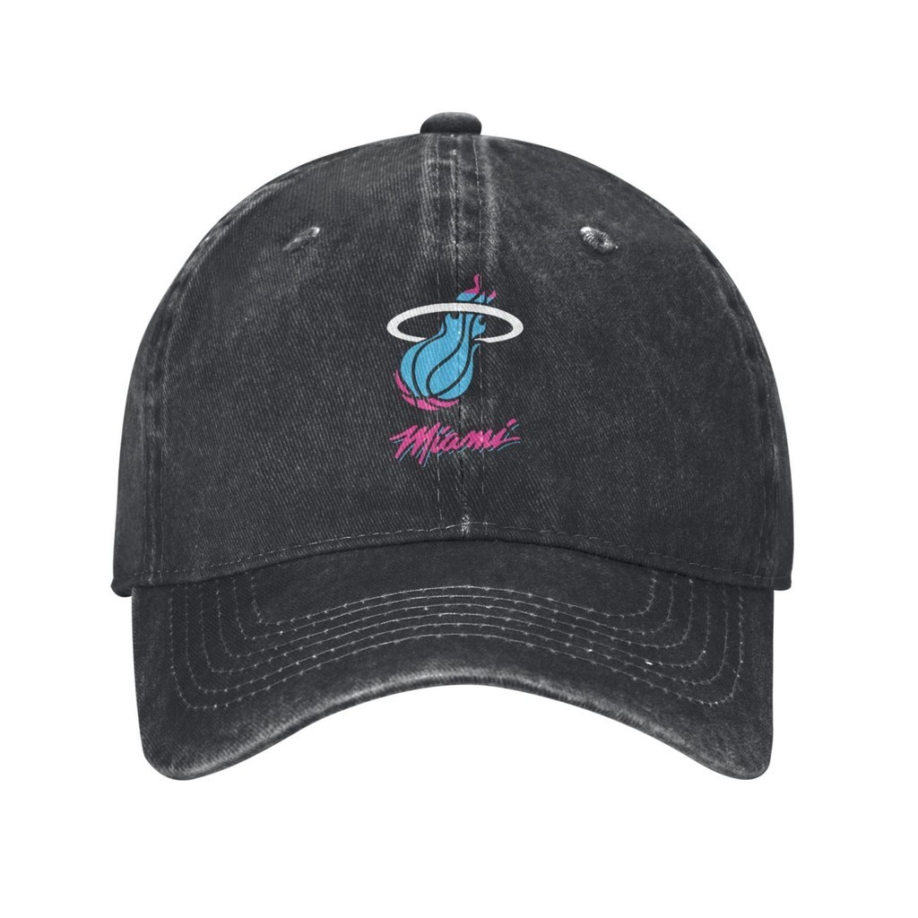 Thiết kế Logo Miami Heat Vice City Mũ bóng chày chất lượng cao