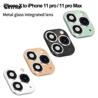 WAY2TOP Dán Ống Kính Camera Giả Thay Đổi Trong Hai Màu Sắc Cho iPhone XR X 11 Pro Max