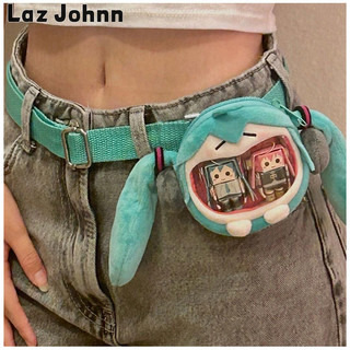 Túi đeo tai nghe đeo chéo vai đơn Laz Johnn New Hatsune Miku