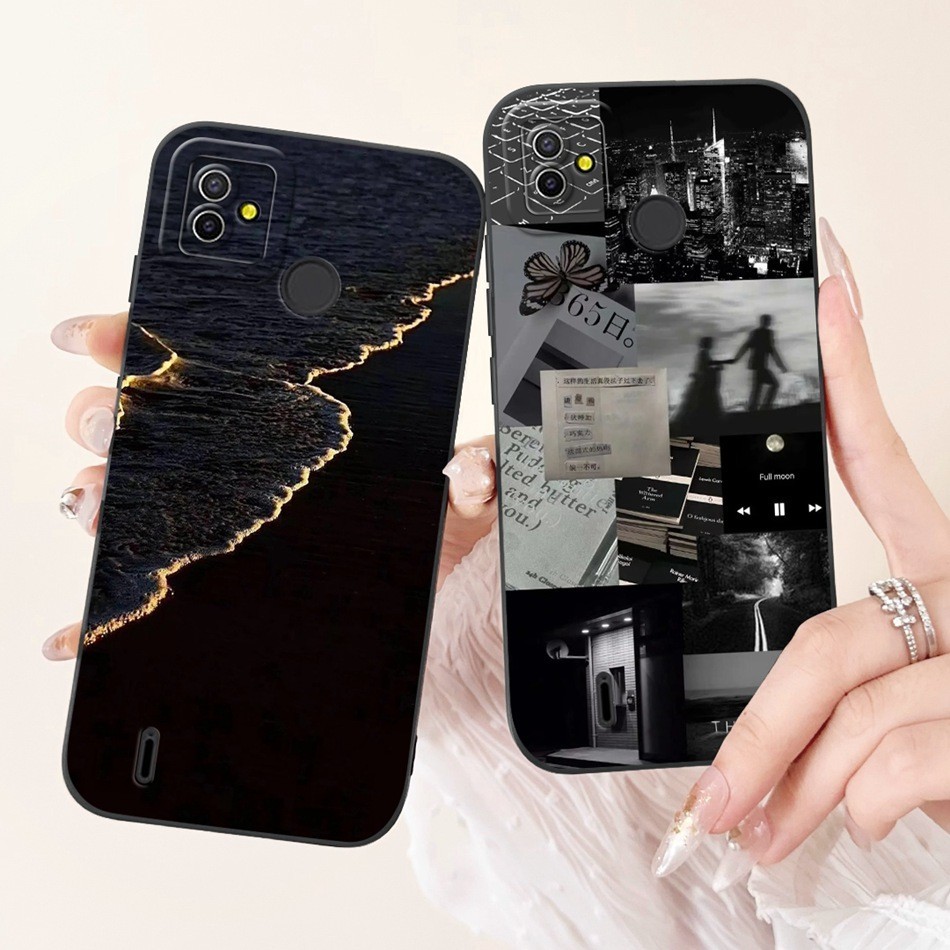 Tecno Pop 5 BD2 BD2p BD3 BD1 BD2d Vỏ bảo vệ ống kính Pop5 Vỏ điện thoại silicon mềm in hình thời tra