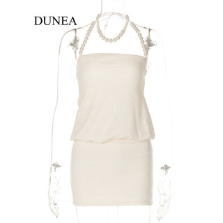 Đầm Mini không tay lưng DUNEA