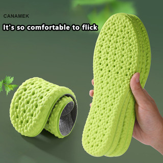Canamek Hấp thụ sốc Thoải mái Thoáng khí Khử mùi Đế vòm Hỗ trợ cao su Mềm thấm mồ hôi Chạy bộ Chăm sóc bàn chân Mới