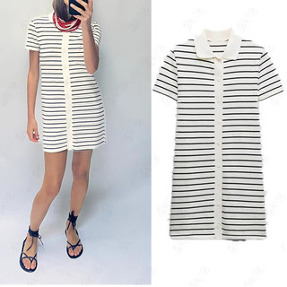  Váy sơ mi POLO sọc mới 0858156 104
