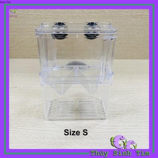 Lồng Đẻ Mica Nhiều Size Dành Cho Cá Cảnh