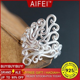 Aifei Jewellery Women Ring Flower 925 Sterling Silver R1127