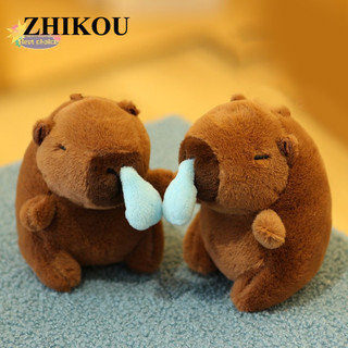 Trtop Kawaii Sang Trọng Ngáy Capybara Móc Khóa Dễ Thương Capybara Có Túi Rùa Móc Khóa Búp Bê Sáng Tạo Lông Tơ Đồ Chơi Nhồi Bông Quà Tặng Sinh Nhật VN