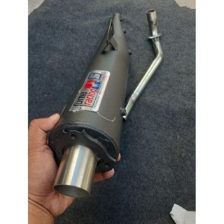  Pô UMA họng INOX 42mm Móc Nỉ kèm cổ Wave Sirius  Không Tiêu  