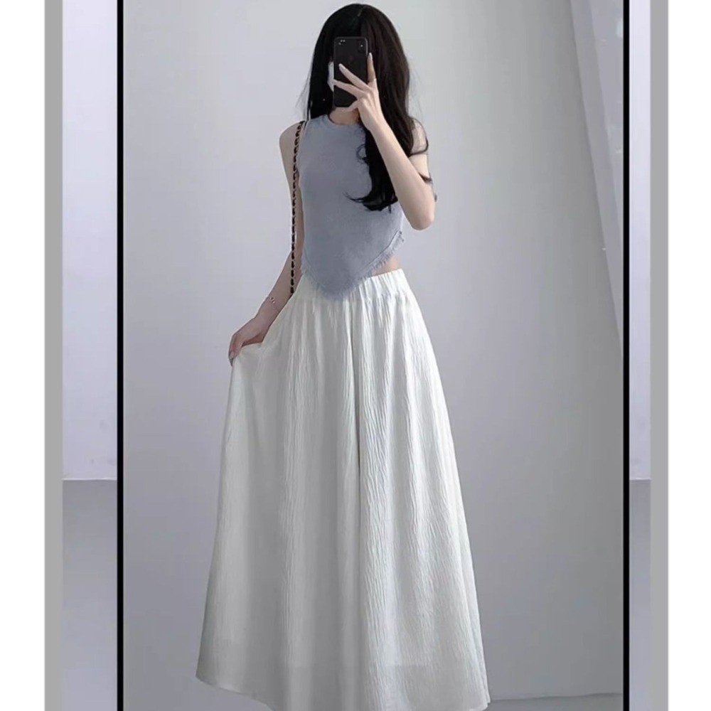 RICH-THEY Quần Ống Rộng Cỡ Lớn  Thời Trang Mới Quần Culotte Chữ A Màu Trơn Thường Ngày Cho Nữ | BigBuy360 - bigbuy360.vn