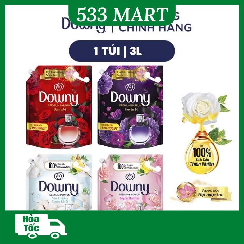 Nước Xả Vải Downy Dạng túi 3L