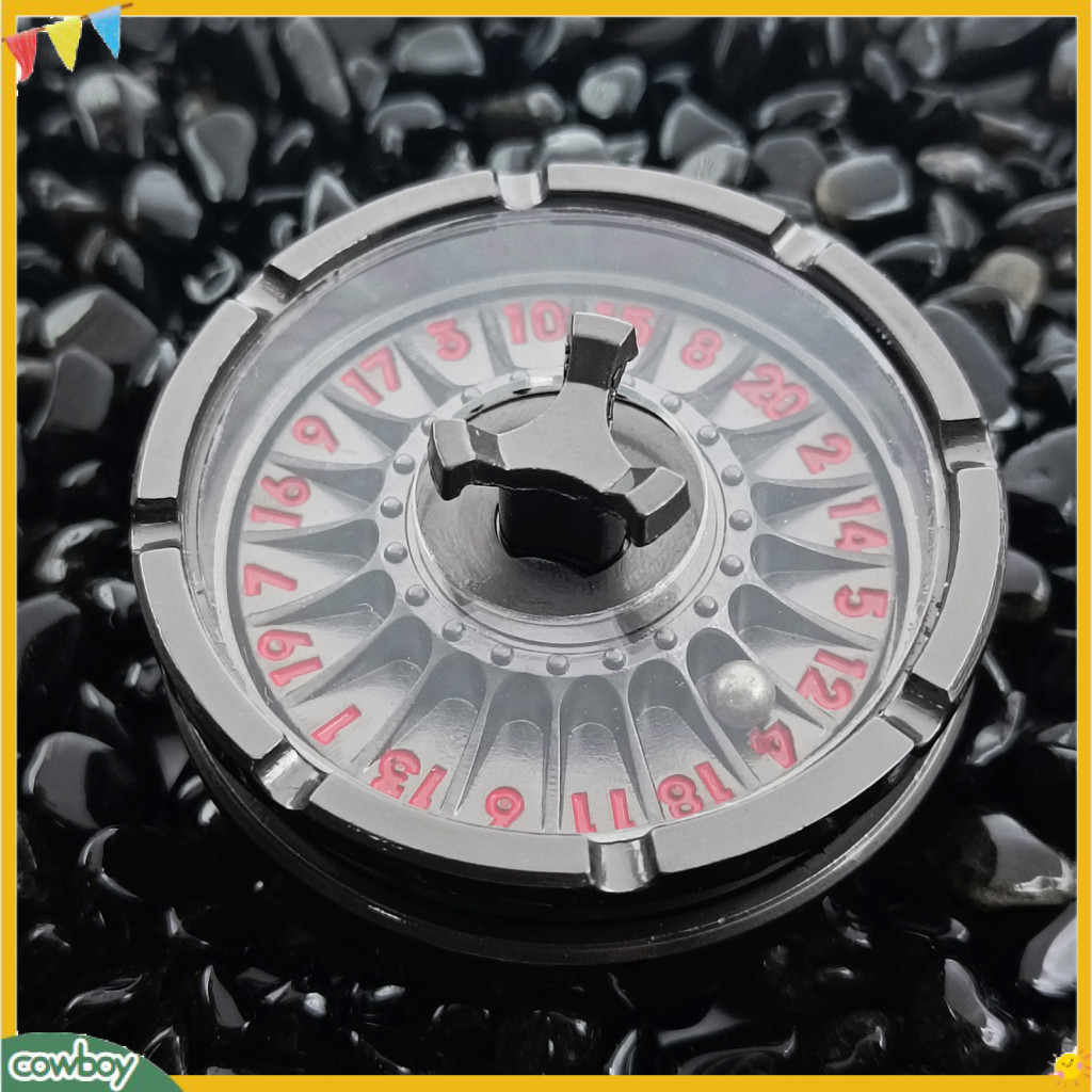 Cao bồi| Di Động Xúc xắc Đồ Chơi Kim Loại Roulette Xúc xắc Vintage Rồng Kim Loại Xúc xắc Fidget Spin