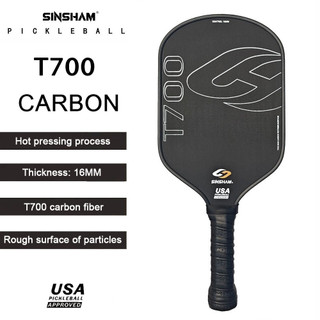  Sinsham 16MM Pickleball Paddle Hot Pressing T700 Sợi Carbon Pickleball Vợt Bóng Dưa Siêu Nhẹ Bát Với Bề Mặt Thô 