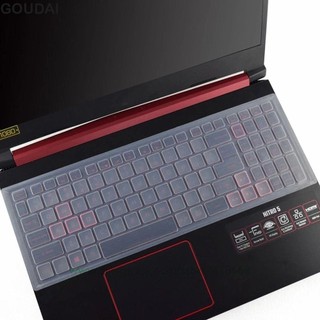 Goudai Bàn Phím Bảo Vệ Silicon Chống Bụi Cho Acer Nitro 5 Chống Thấm Nước Laptop Phụ Kiện Siêu Mỏng 15.6 Inch