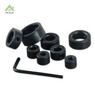Pkyeg 8 Chiếc Cải Tiến Nhà Mũi Khoan Giới Hạn Cổ Bộ Dừng Bit Vòng Trục Giới Hạn Số Liệu Khóa Thép Báo Chí Có Thể Điều Chỉnh Định Vị Vòng
