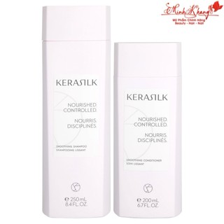 Dầu Gội Xả Suôn Mượt Goldwell Kerasilk Smooth 250ml/200ml 