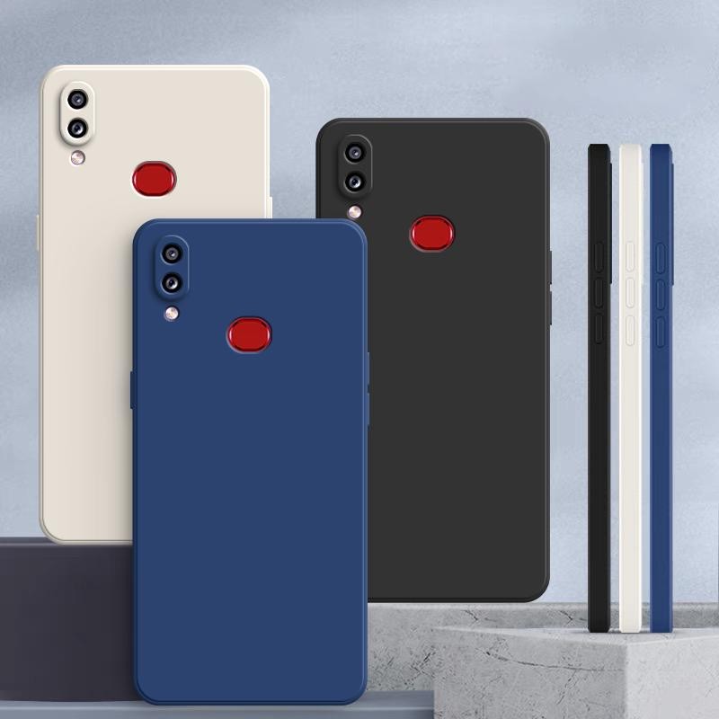 Ốp lưng Samsung A10S, màu trơn Samsung A10S Vỏ bảo vệ silicon chống rơi màu trơn đơn giản YT