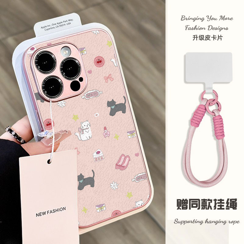 Dành Cho iPhone Ốp Lưng IP6 PRO MAX IP11 IP12 IP13 IP14PLUS Mô Hình Dây Bé Gái IPXS MAX IP15PRO MAX 