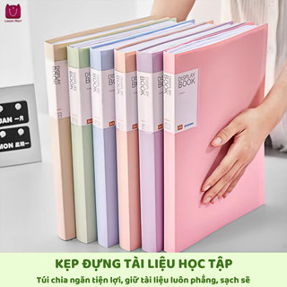 File lá đựng tài liệu a4 nhiều ngăn 30 lá 60 lá kẹp tài liệu văn phòng cao cấp