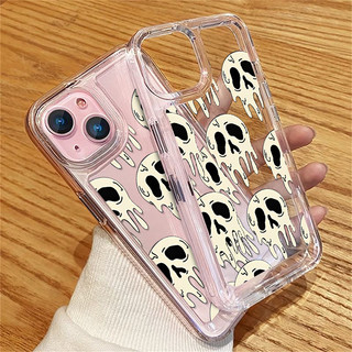 Ốp Mặt Vui Nhộn Chống Sốc Sang Trọng Tương Thích Cho Vỏ IPhone 14 15 16 Pro Max 13 12 11 XR XS X 8 7 Plus Mềm Mại Dễ Thương Precticer
