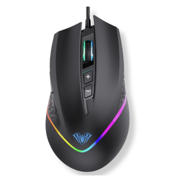 Chuột Gaming Aula F805 Kèm Đèn Nền Rgb 6 Có 7 Nút Lập Trình Cho Pc Laptop - Hàng Chính Hãng