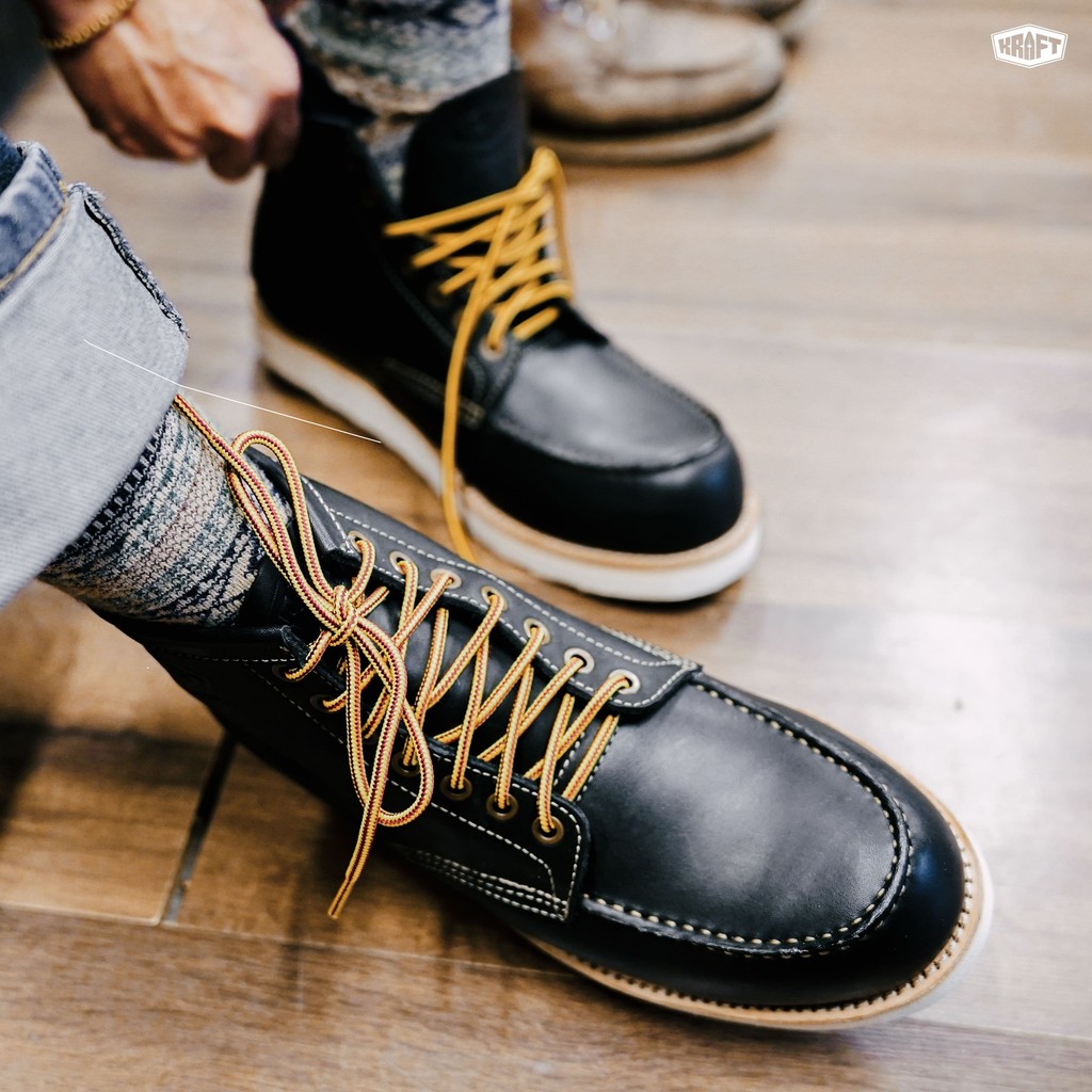 Giày Da Cao Cấp Moctoe Kraft Asin Boots