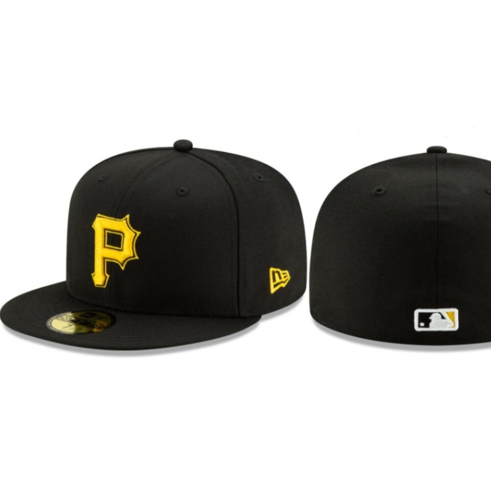 OP001 Chicago White Sox Pittsburgh Cướp Biển LA Mexico NY SIZE CAP Mũ Kín Hoàn Toàn Đội Mũ Thêu logo