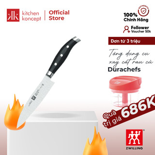 Dao cao cấp thái thịt Zwilling Damascus Twin Cermax M66 16cm lưỡi dao 3 lớp sản xuất tại Nhật