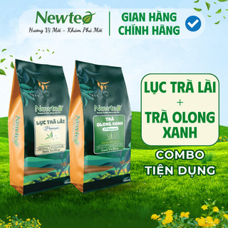COMBO Lục Trà Lài 500g + Trà Olong Xanh 500g Newtea - Dùng Pha Trà Sữa, Trà Chanh, Trà Trái Cây