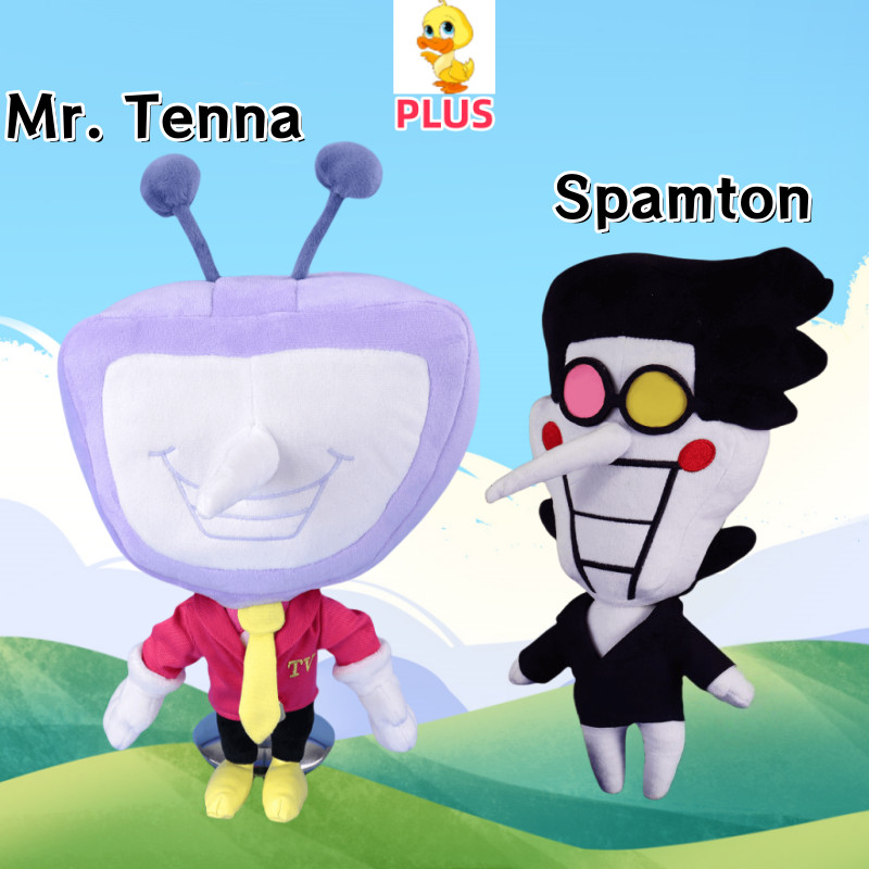 PLUS✨Deltarune✨Mr. Tenna Plush Dễ thương phim hoạt hình Spamton Búp bê Trò chơi buồn cười Deltarune 