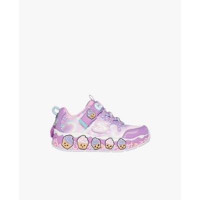 SKECHERS - Giày sneakers bé gái cổ thấp Flutter Heart Lights_303627L-LVMT