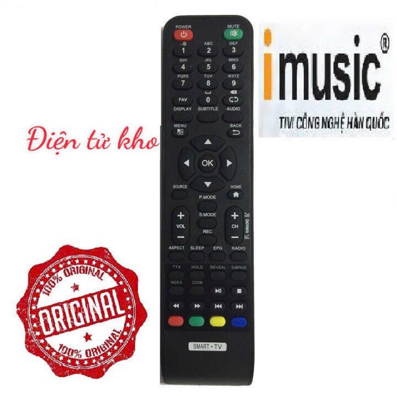 Remote TiVi IMUSIC SMART- TV NANOMAX