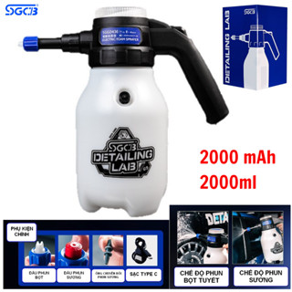  Bình Phun Tạo Bọt Tuyết Cầm Tay Chính Hãng SGCB Dùng Năng Lượng 2000 mAh SGGD436 2000ml 