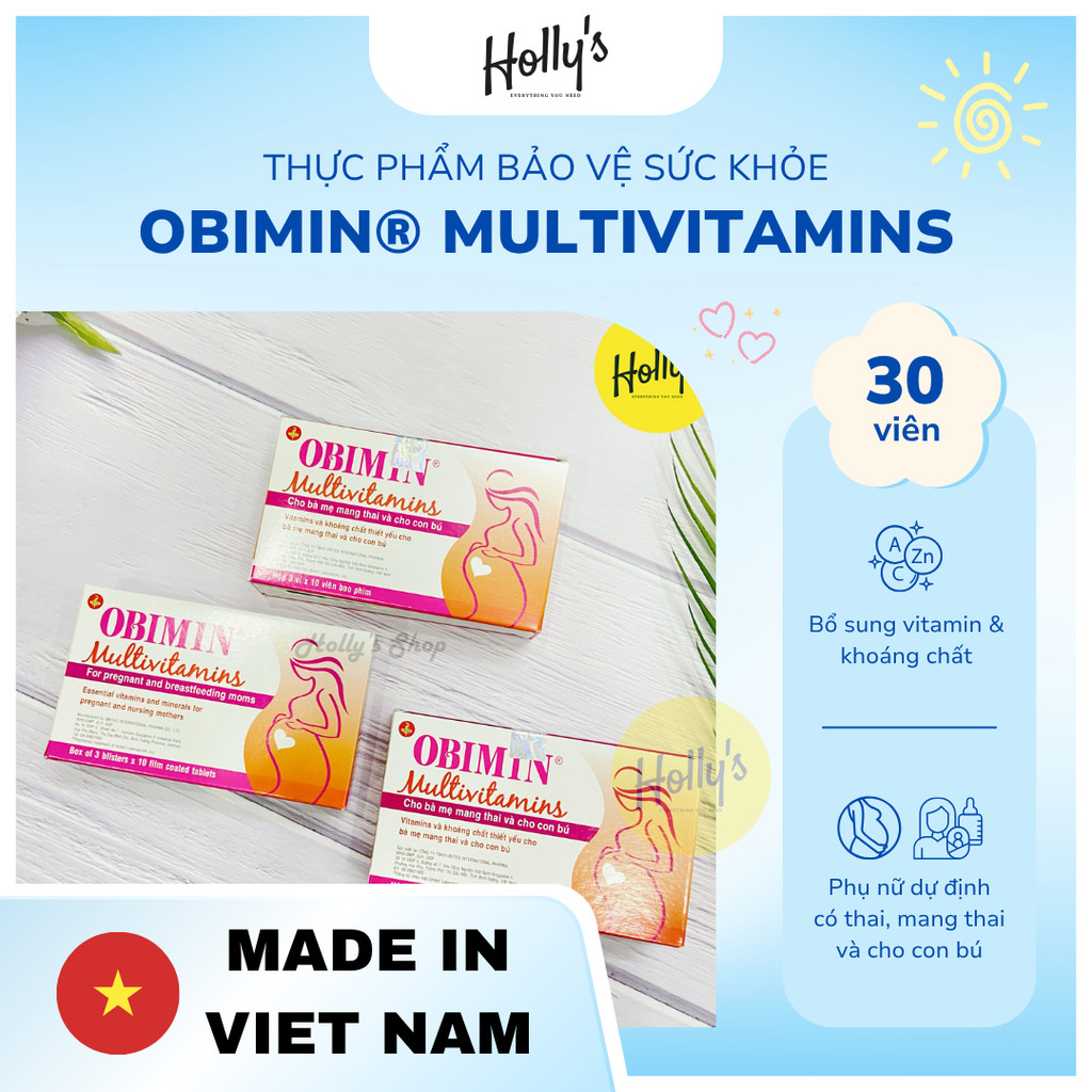 [Chính hãng]OBIMIN Cho phụ nữ dự định mang thai và cho con bú