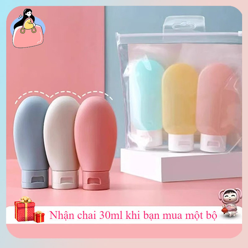 (🎁30ml) Set 3 chai chiết mỹ phẩm du lịch 30ml，60ml,100ml， chai chiết mỹ phẩm du lịch tiện lợi