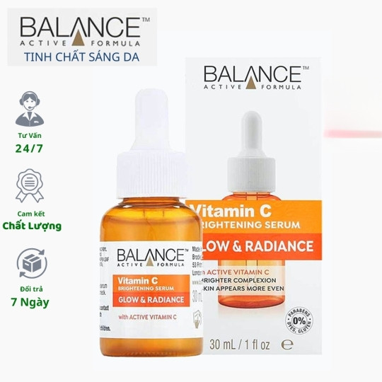 Miễn phí vận chuyển Serum Làm Sáng Da Vitamin C Balance Active Formula Active Formula 30ml