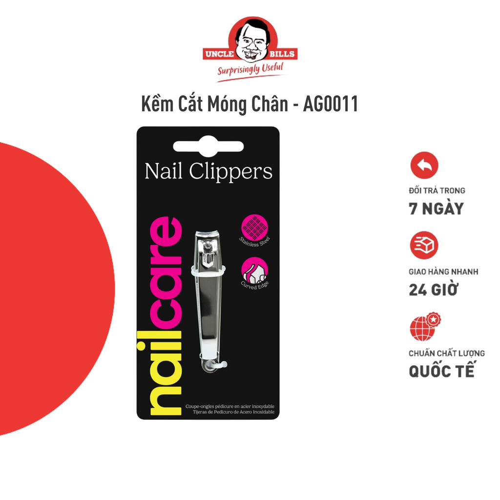 Kềm Cắt Móng Chân UNCLE BILLS AG0011