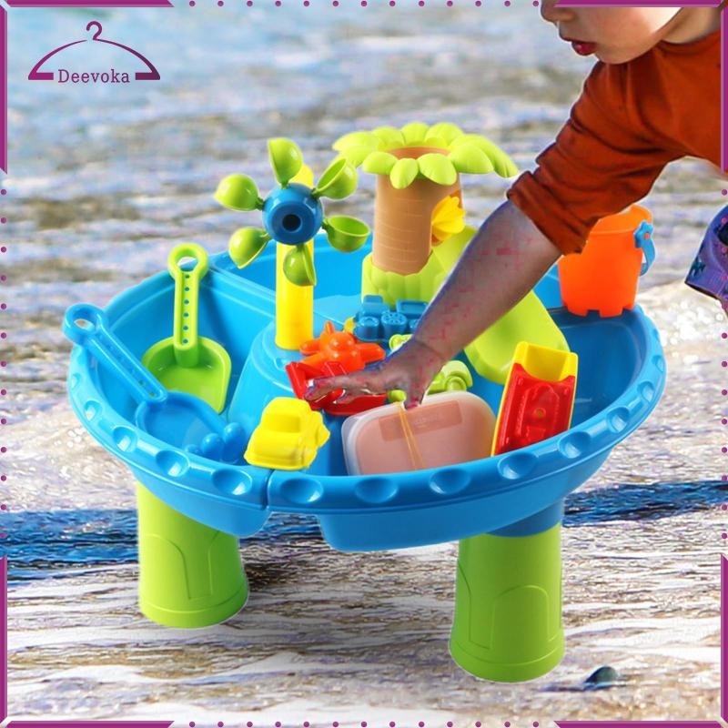 Bàn Nước Cát Cát Cát Cát Đồ Chơi Nước Hoạt Động Cảm Giác Bàn Chơi Đồ Chơi Ngoài Trời