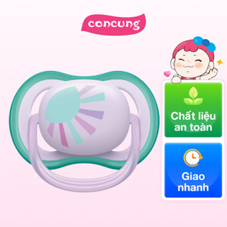 Ty ngậm Philips Avent siêu mềm 0-6M vỉ đơn (SCF086/04, hồng)