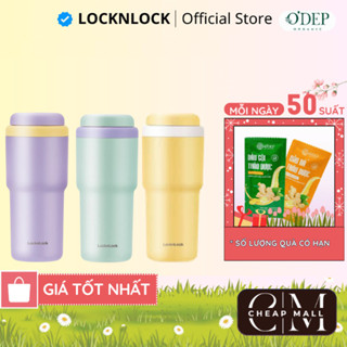Ly giữ nhiệt 480ml LocknLock Inox 316L chống ăn mòn, nắp bật, miệng rộng Chính hãng LHC3292  - CHEAP CMO