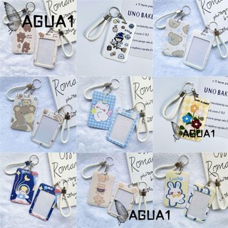 AGUA1 Hộp Đựng Thẻ Tín Dụng Nam Nữ Đồ Dùng Học Sinh Dễ Thương Đựng ID Ngân Hàng