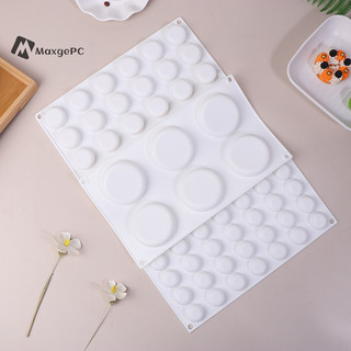 Maxgepc Oblate Hình Mousse Khuôn Silicon 4 Tùy Chọn Có Sẵn Khuôn Bánh Sô Cô La Món Tráng Miệng Khuôn Nướng Bánh Decorag Dụng Cụ Mới