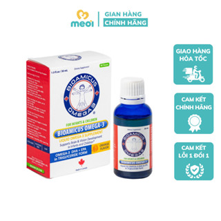 DHA Bioamicus Omega 3 vị cam cho trẻ từ sơ sinh 30ml