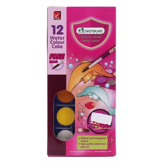 Màu water colour cake 12 màu masterart 126797