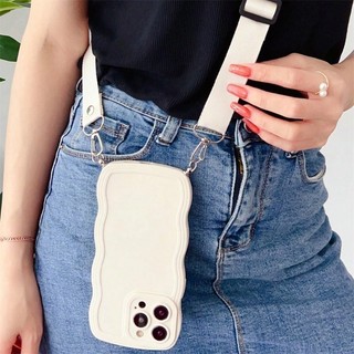Ốp điện thoại silicon hình sóng màu trơn sang trọng màu sắc sang trọng cho IPhone 15 14 13 12 11 Pro Max 14 15 Plus Ốp lưng chống sốc