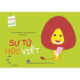 Sách vui học cùng sư tử - sư tử học viết