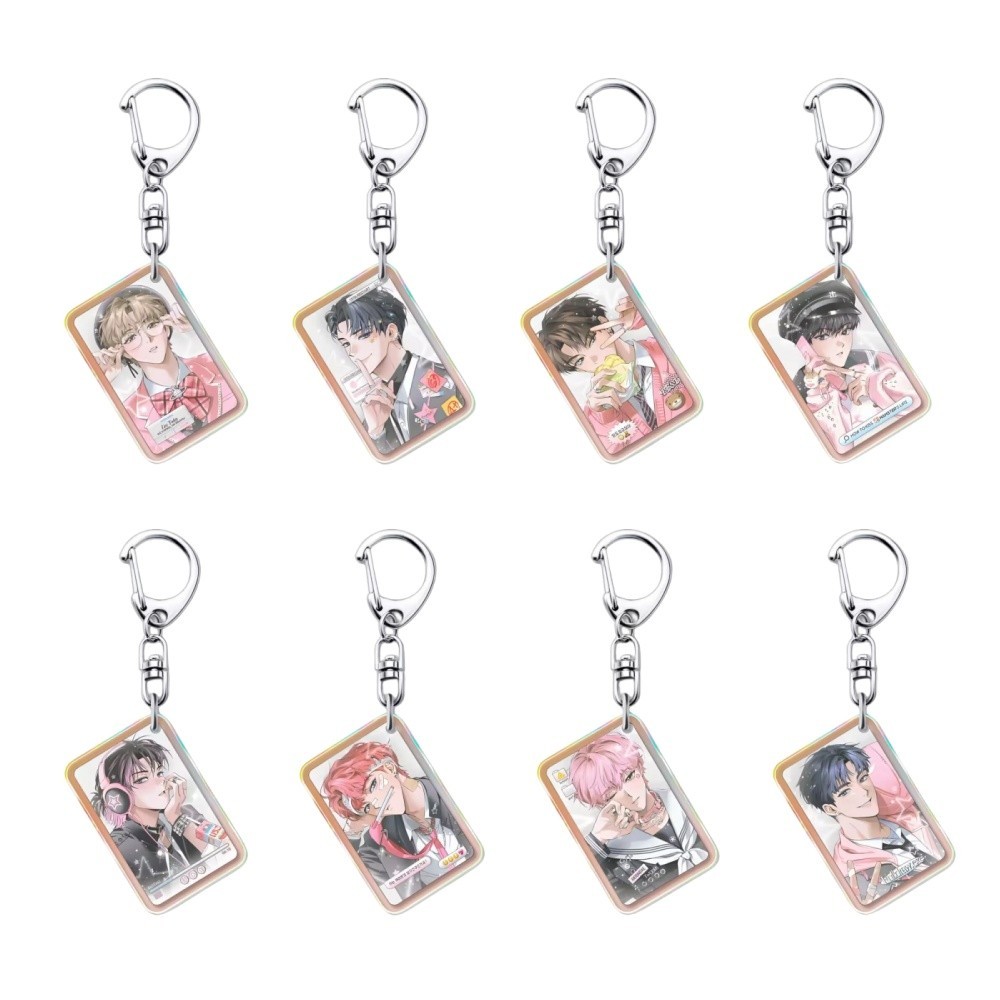 Móc Khoá, Standee, Tranh Kính Mô Hình Lắc Lư Debut or Die Park Moondae Bae Sejin Manhwa Trang Trí Bà